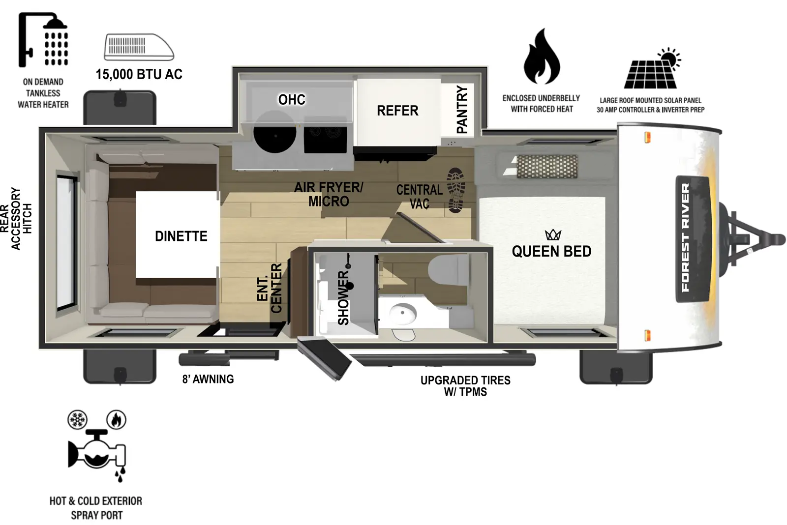 R Pod RP-190 Floorplan
